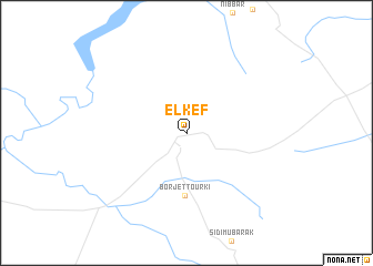 map of El Kef