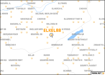 map of El Kelaa