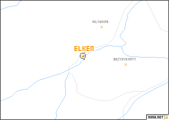 map of El\