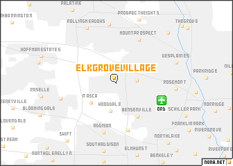 map of Elk Grove Village