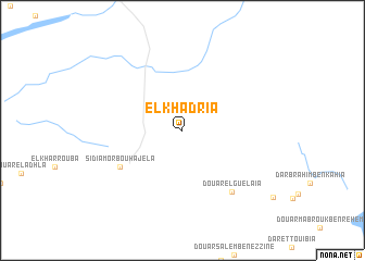 map of El Khadria