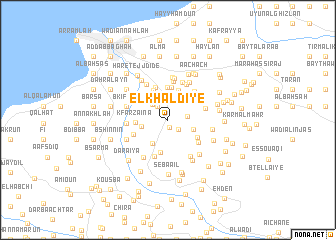 map of El Khâldîyé