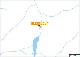 map of El Khaloua