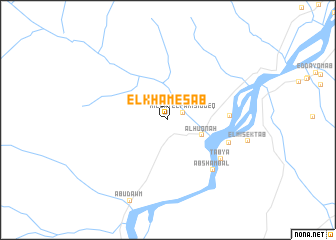 map of El Khamesab