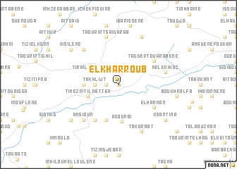 map of El Kharroûb