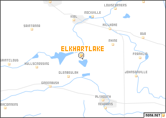 map of Elkhart Lake