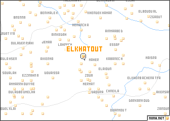 map of El Khatout