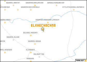 map of El Khechachna