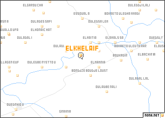 map of El Khelaïf