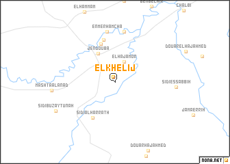 map of El Khelij