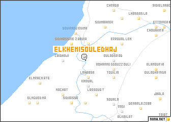 map of El Khemis Ouled Haj