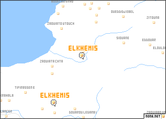 map of El Khemîs