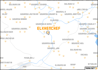 map of El Khenchef