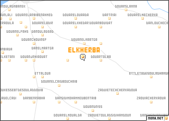 map of El Kherba