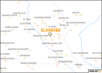 map of El Kherba