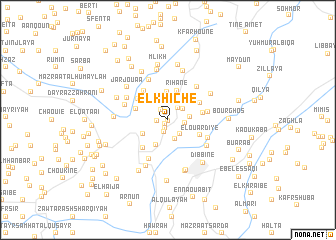 map of El Khiché