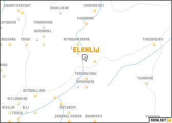 map of El Khlij