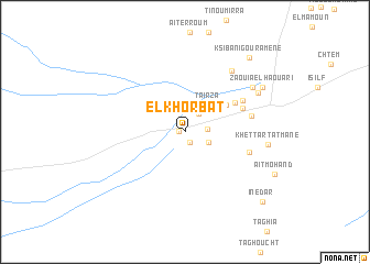 map of El Khorbat