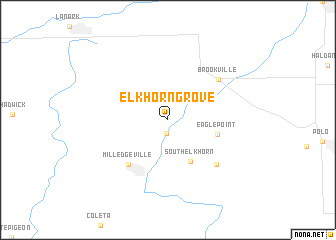 map of Elkhorn Grove