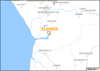 map of Elkhorn