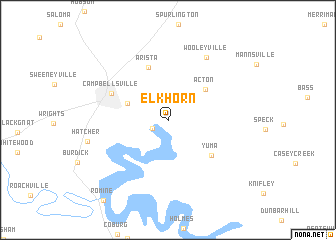 map of Elk Horn