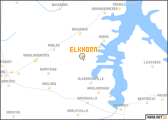 map of Elkhorn