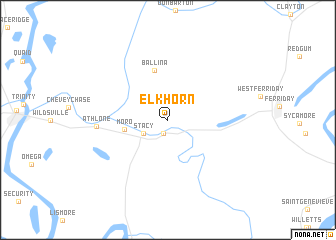 map of Elkhorn