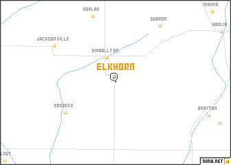 map of Elk Horn