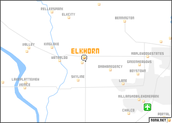 map of Elkhorn