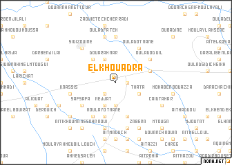 map of El Khouadra