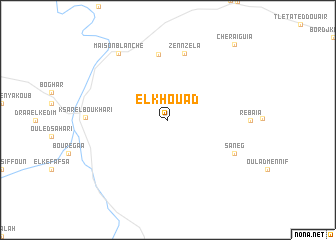 map of El Khouad