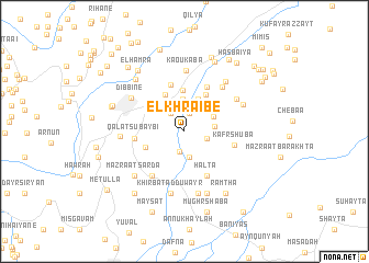 map of El Khraïbé