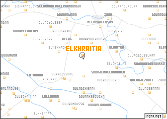 map of El Khraïtia