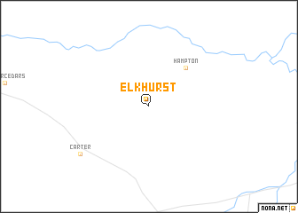 map of Elkhurst