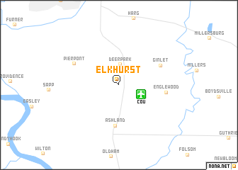 map of Elkhurst