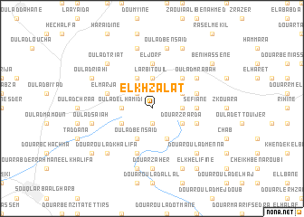 map of El Khzalat