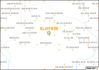 map of El Kifane