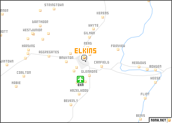 map of Elkins