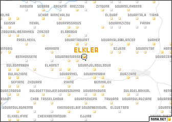 map of El Klea