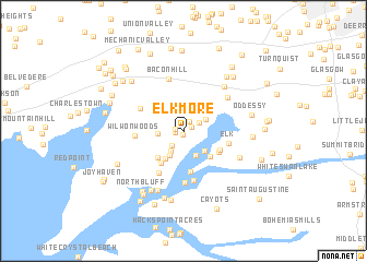 map of Elkmore