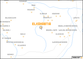 map of El Kohabtia