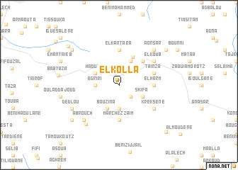 map of El Kolla