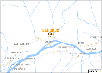 map of El Komor
