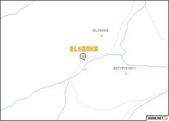 map of El\