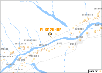 map of El Korumab
