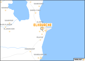 map of El Kouache