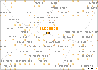 map of El Kouach