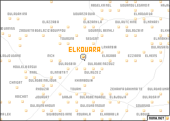 map of El Kouara