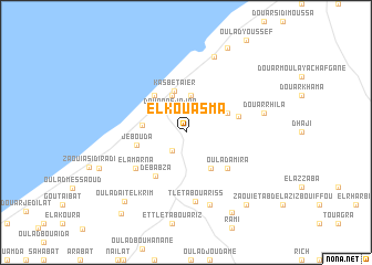 map of El Kouasma