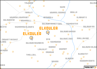 map of El Koulea